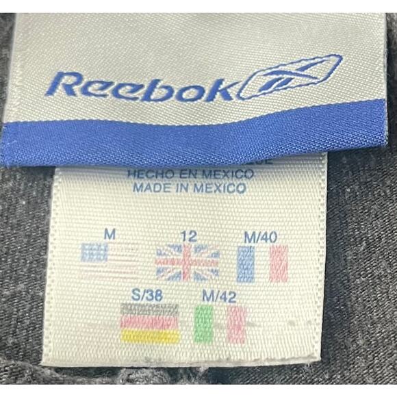 REEBOK HI-RISE WIDE LEG ACTIVEWEAR LEGGINGS, WOMENS, M, GREY, FULL LENGTH, YOGA - Picture 10 of 11